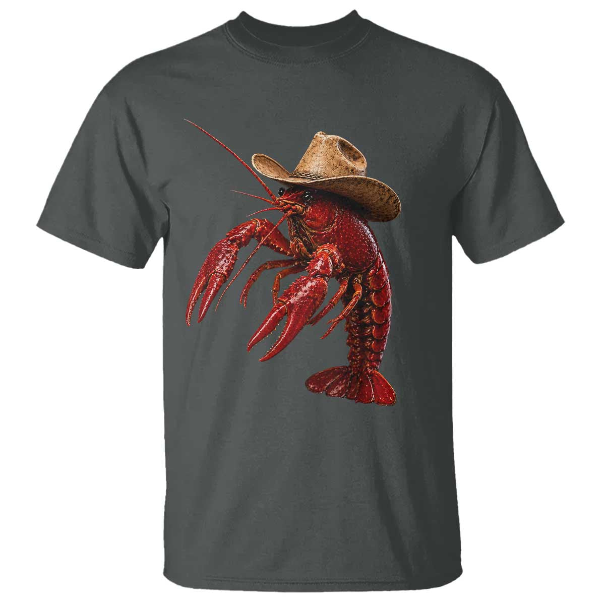 Cowboy Crawfish T Shirt Yeeclaw Western Country Seafood Lobster Cajun Lovers