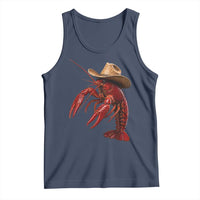 Cowboy Crawfish Tank Top Yeeclaw Western Country Seafood Lobster Cajun Lovers