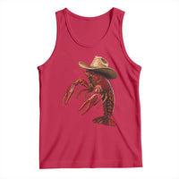 Cowboy Crawfish Tank Top Yeeclaw Western Country Seafood Lobster Cajun Lovers