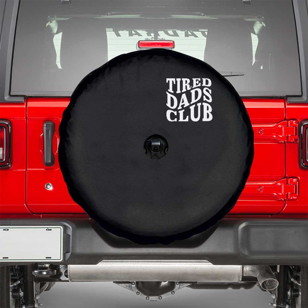Tired Dads Club Spare Tire Cover Fathers Day Funny Dad Life