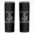 Funny Dad Skinny Tumbler Just A Dad Who Always Came Back With The Milk Skeleton American Flag