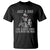 Funny Dad T Shirt Just A Dad Who Always Came Back With The Milk Skeleton American Flag