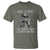 Funny Dad T Shirt Just A Dad Who Always Came Back With The Milk Skeleton American Flag