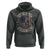 One Badass Bonus Dad Hoodie Vintage Step Dad American Flag Fathers Day