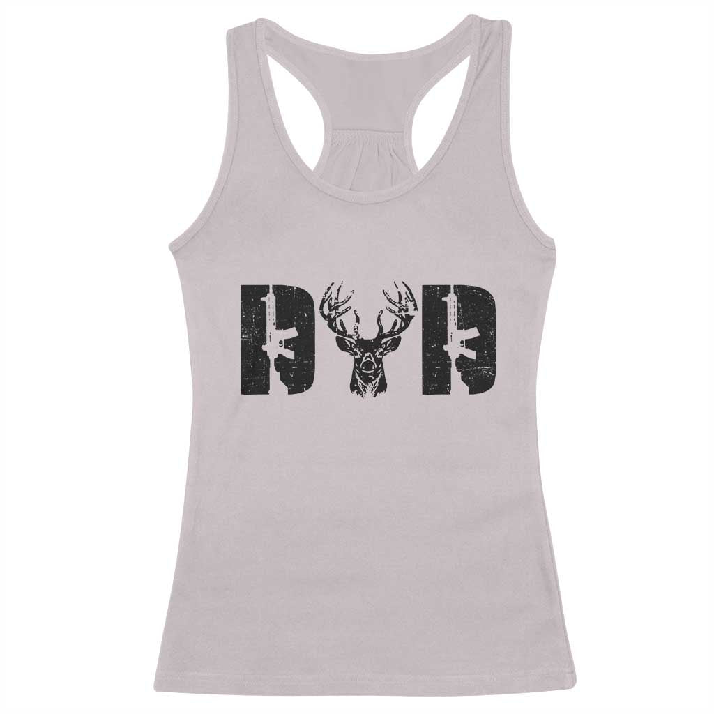 Hunting Dad Racerback Tank Top Fathers Day Gun Lovers Hunter Dad