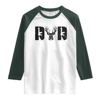 Hunting Dad Raglan Shirt Fathers Day Gun Lovers Hunter Dad