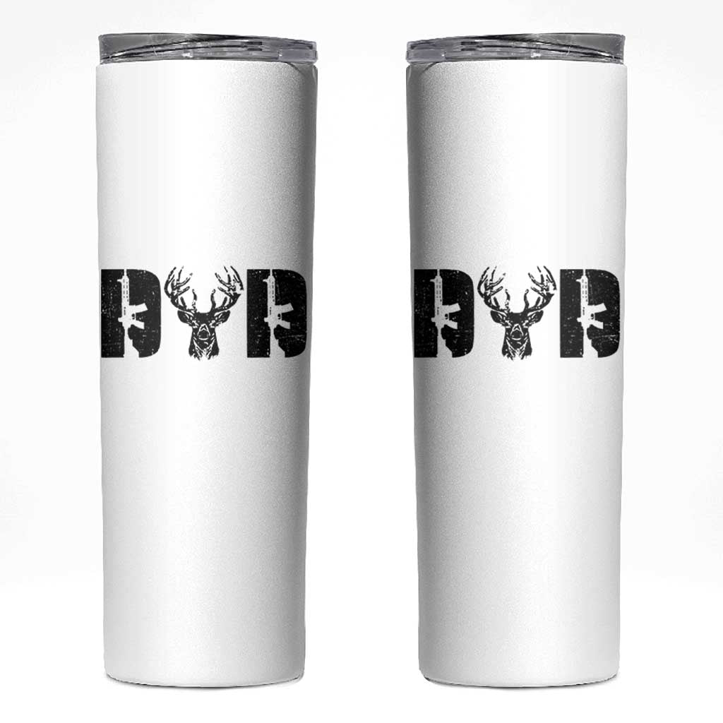 Hunting Dad Skinny Tumbler Fathers Day Gun Lovers Hunter Dad