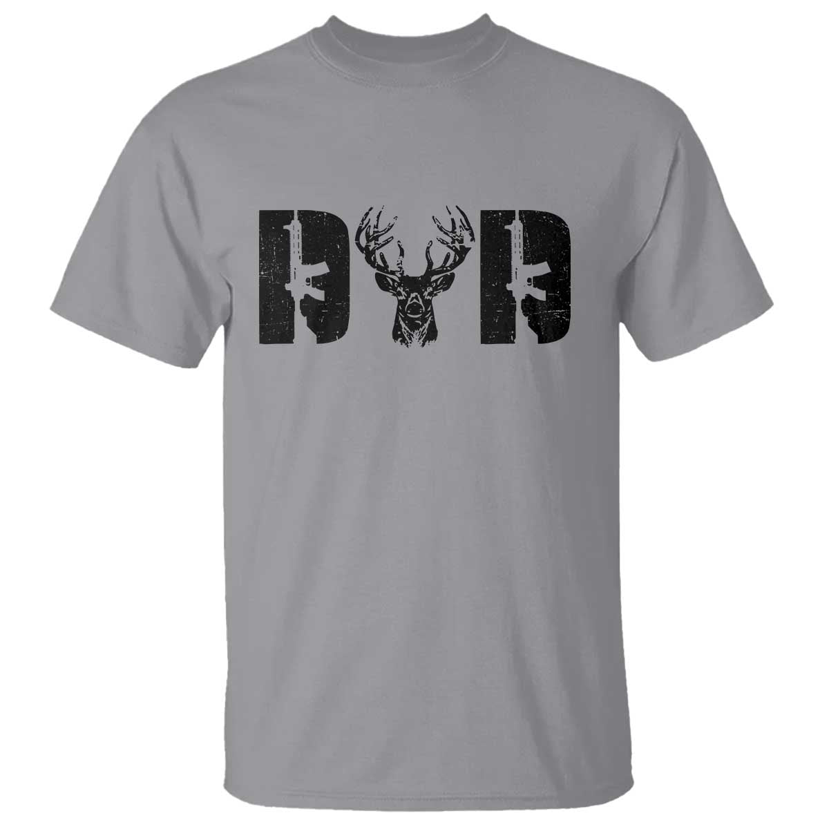 Hunting Dad T Shirt Fathers Day Gun Lovers Hunter Dad