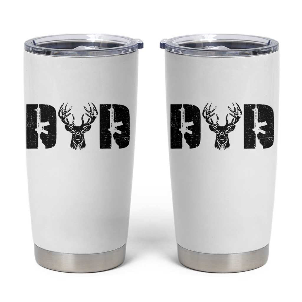 Hunting Dad Tumbler Cup Fathers Day Gun Lovers Hunter Dad