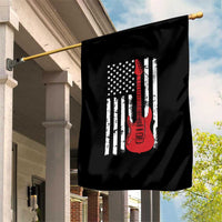 Bass Guitar Player Garden Flag USA American Flag Musician Guitarist - Wonder Print Shop