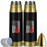 Bass Guitar Player Bullet Tumbler USA American Flag Musician Guitarist - Wonder Print Shop