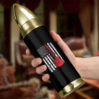 Bass Guitar Player Bullet Tumbler USA American Flag Musician Guitarist - Wonder Print Shop