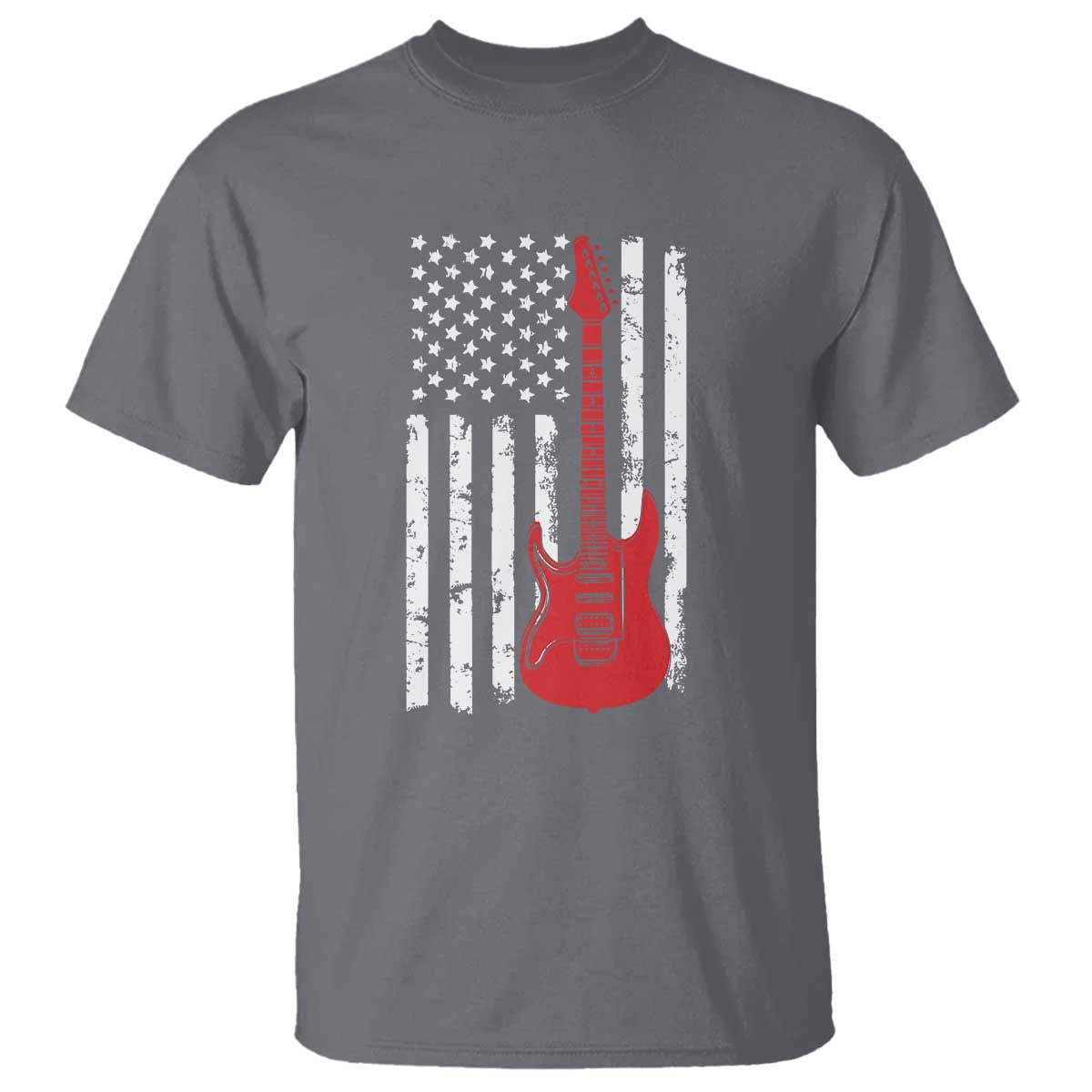 Bass Guitar Player T Shirt USA American Flag Musician Guitarist - Wonder Print Shop