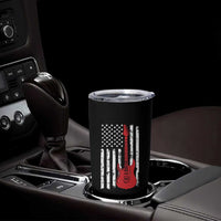 Bass Guitar Player Tumbler Cup USA American Flag Musician Guitarist - Wonder Print Shop