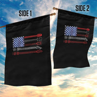 USA Flag Guitar Player Garden Flag 4th of July Musician Guitarist - Wonder Print Shop