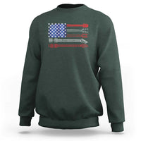 USA Flag Guitar Player Sweatshirt 4th of July Musician Guitarist - Wonder Print Shop