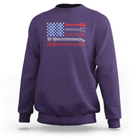 USA Flag Guitar Player Sweatshirt 4th of July Musician Guitarist - Wonder Print Shop
