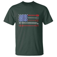 USA Flag Guitar Player T Shirt 4th of July Musician Guitarist - Wonder Print Shop