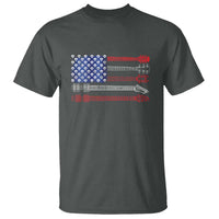 USA Flag Guitar Player T Shirt 4th of July Musician Guitarist - Wonder Print Shop