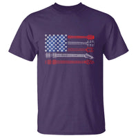USA Flag Guitar Player T Shirt 4th of July Musician Guitarist - Wonder Print Shop