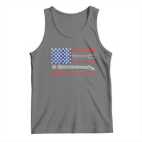 USA Flag Guitar Player Tank Top 4th of July Musician Guitarist - Wonder Print Shop