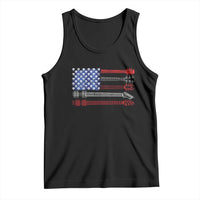 USA Flag Guitar Player Tank Top 4th of July Musician Guitarist - Wonder Print Shop