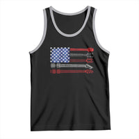 USA Flag Guitar Player Tank Top 4th of July Musician Guitarist - Wonder Print Shop