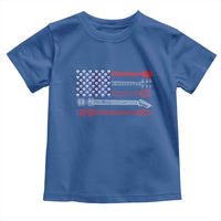 USA Flag Guitar Player Toddler T Shirt 4th of July Musician Guitarist - Wonder Print Shop