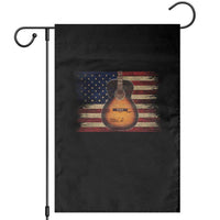 USA Flag Guitar Player Garden Flag Retro 4th of July Musician Guitarist - Wonder Print Shop