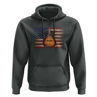 USA Flag Guitar Player Hoodie Retro 4th of July Musician Guitarist - Wonder Print Shop