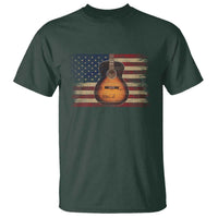 USA Flag Guitar Player T Shirt Retro 4th of July Musician Guitarist - Wonder Print Shop