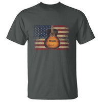 USA Flag Guitar Player T Shirt Retro 4th of July Musician Guitarist - Wonder Print Shop