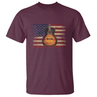USA Flag Guitar Player T Shirt Retro 4th of July Musician Guitarist - Wonder Print Shop