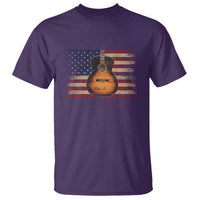 USA Flag Guitar Player T Shirt Retro 4th of July Musician Guitarist - Wonder Print Shop