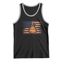 USA Flag Guitar Player Tank Top Retro 4th of July Musician Guitarist - Wonder Print Shop