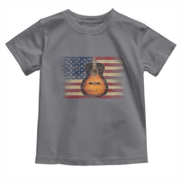 USA Flag Guitar Player Toddler T Shirt Retro 4th of July Musician Guitarist - Wonder Print Shop