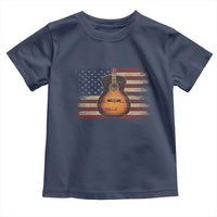 USA Flag Guitar Player Toddler T Shirt Retro 4th of July Musician Guitarist - Wonder Print Shop