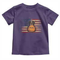 USA Flag Guitar Player Toddler T Shirt Retro 4th of July Musician Guitarist - Wonder Print Shop