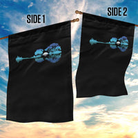 Guitar Lake Garden Flag Retro Tree Shadow Acoustic Guitarist Musician - Wonder Print Shop