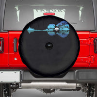 Guitar Lake Spare Tire Cover Retro Tree Shadow Acoustic Guitarist Musician - Wonder Print Shop