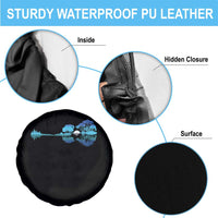 Guitar Lake Spare Tire Cover Retro Tree Shadow Acoustic Guitarist Musician - Wonder Print Shop