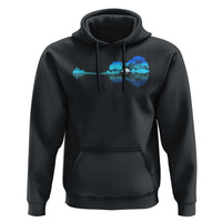 Guitar Lake Hoodie Retro Tree Shadow Acoustic Guitarist Musician - Wonder Print Shop