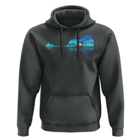 Guitar Lake Hoodie Retro Tree Shadow Acoustic Guitarist Musician - Wonder Print Shop