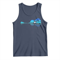Guitar Lake Tank Top Retro Tree Shadow Acoustic Guitarist Musician - Wonder Print Shop