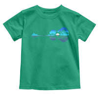 Guitar Lake Toddler T Shirt Retro Tree Shadow Acoustic Guitarist Musician - Wonder Print Shop