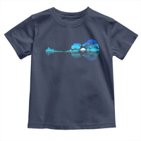 Guitar Lake Toddler T Shirt Retro Tree Shadow Acoustic Guitarist Musician - Wonder Print Shop