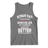 Bonus dad Tank Top Step Dad Fathers Day