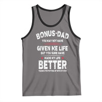 Bonus dad Tank Top Step Dad Fathers Day