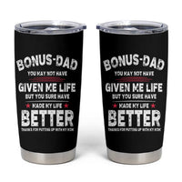 Bonus dad Tumbler Cup Step Dad Fathers Day