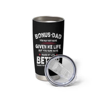 Bonus dad Tumbler Cup Step Dad Fathers Day